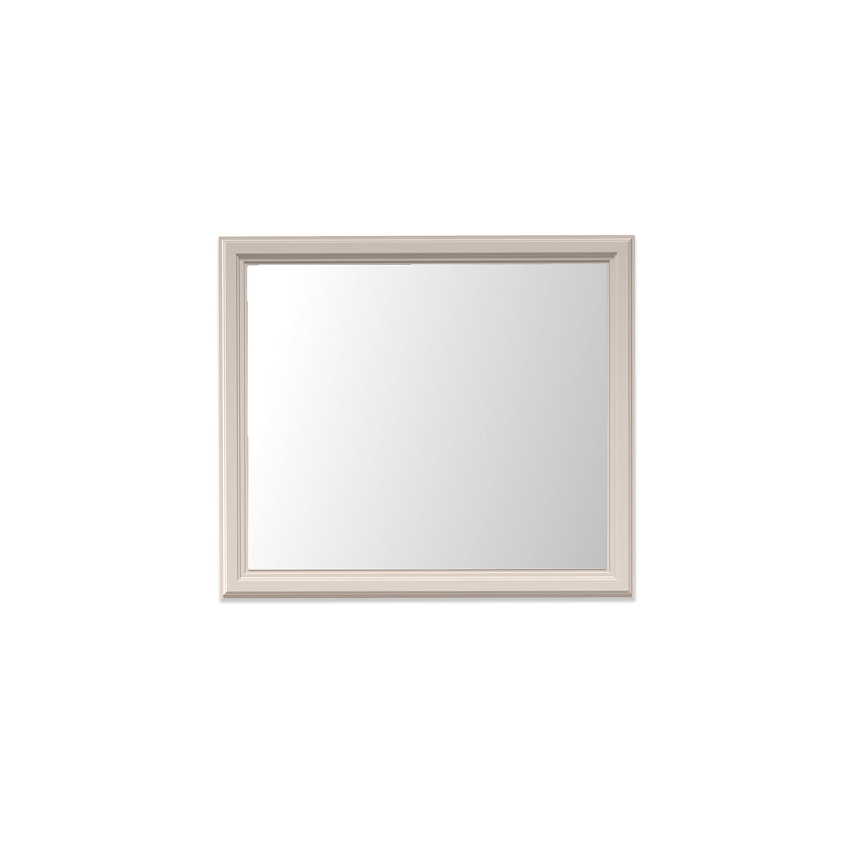 Miroir Serena mural 92x80 avec cadre décoratif de style classique – vue de face