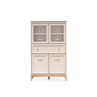 Witryna Serena 92x151 przeszklona w stylu modern classic – widok z przodu