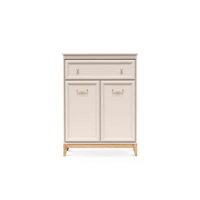 Commode Serena 92x126 avec étagère et tiroir dans un style modern classic - vue de face