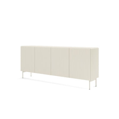 Komoda MuzZI z drzwiami 195x81 w stylu nowoczesnym – widok pod kątem | Pillovely