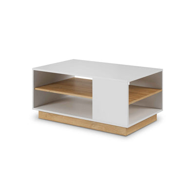 Stolik kawowy do salonu Armelia 100x46 w stylu nowoczesnym – widok pod kątem | Pillovely