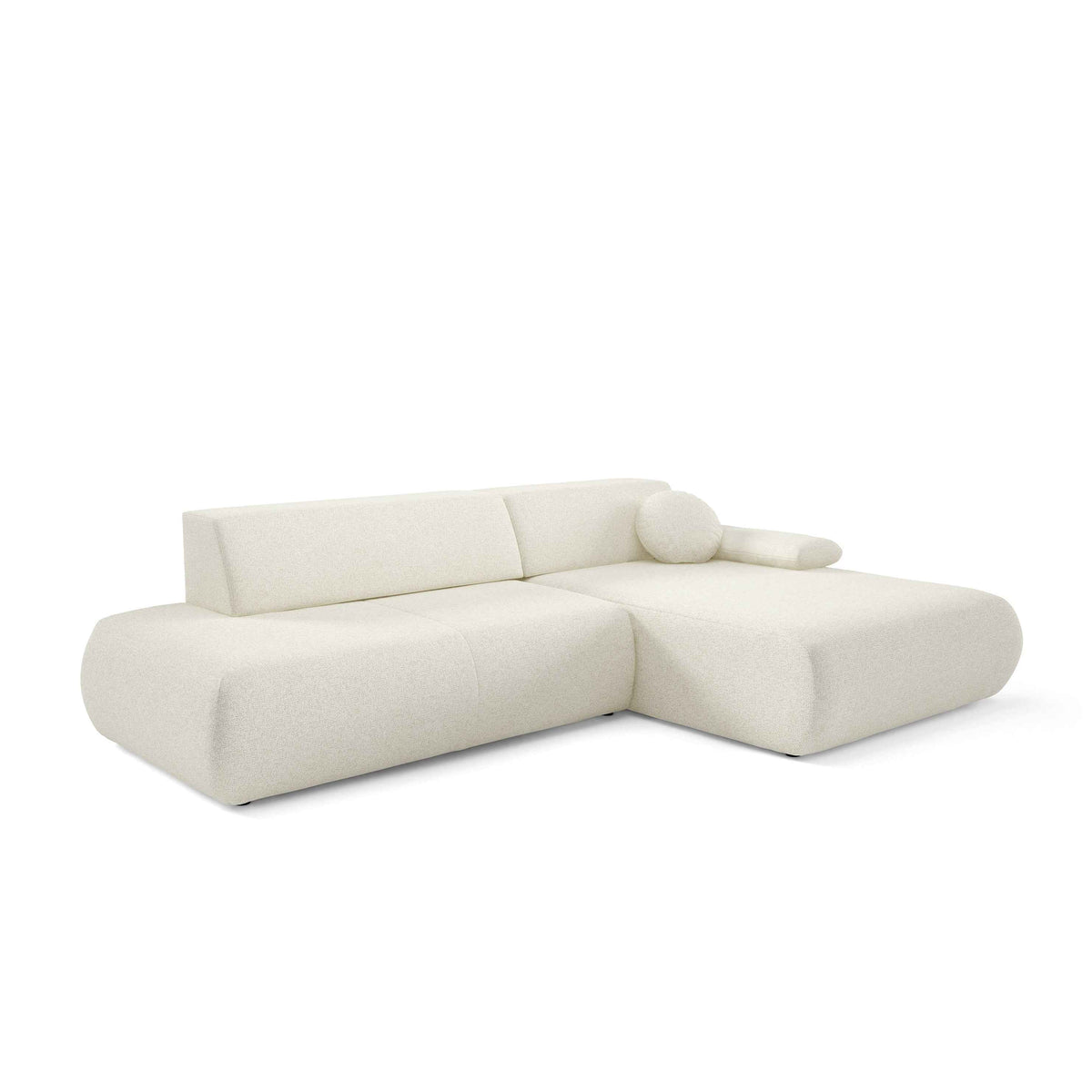 Puentro 4 Seater Corner Sofa Bed, Minimalist Style – angled view | Pillovely