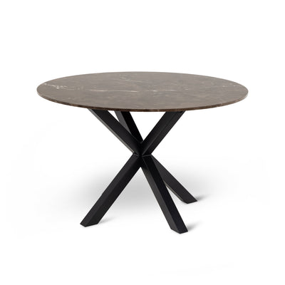 Morial Round Dining Table 120x76 cm, Elegant Style – angled view | Pillovely