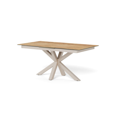 Lorrins Classic Extendable Dining Table, Loft Style – angled view