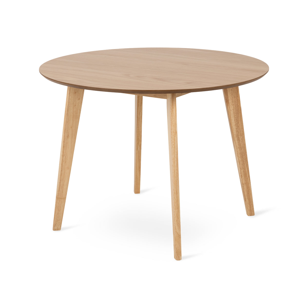 Krel Round Dining Table 105x76 cm, Scandinavian Style – angled view | Pillovely
