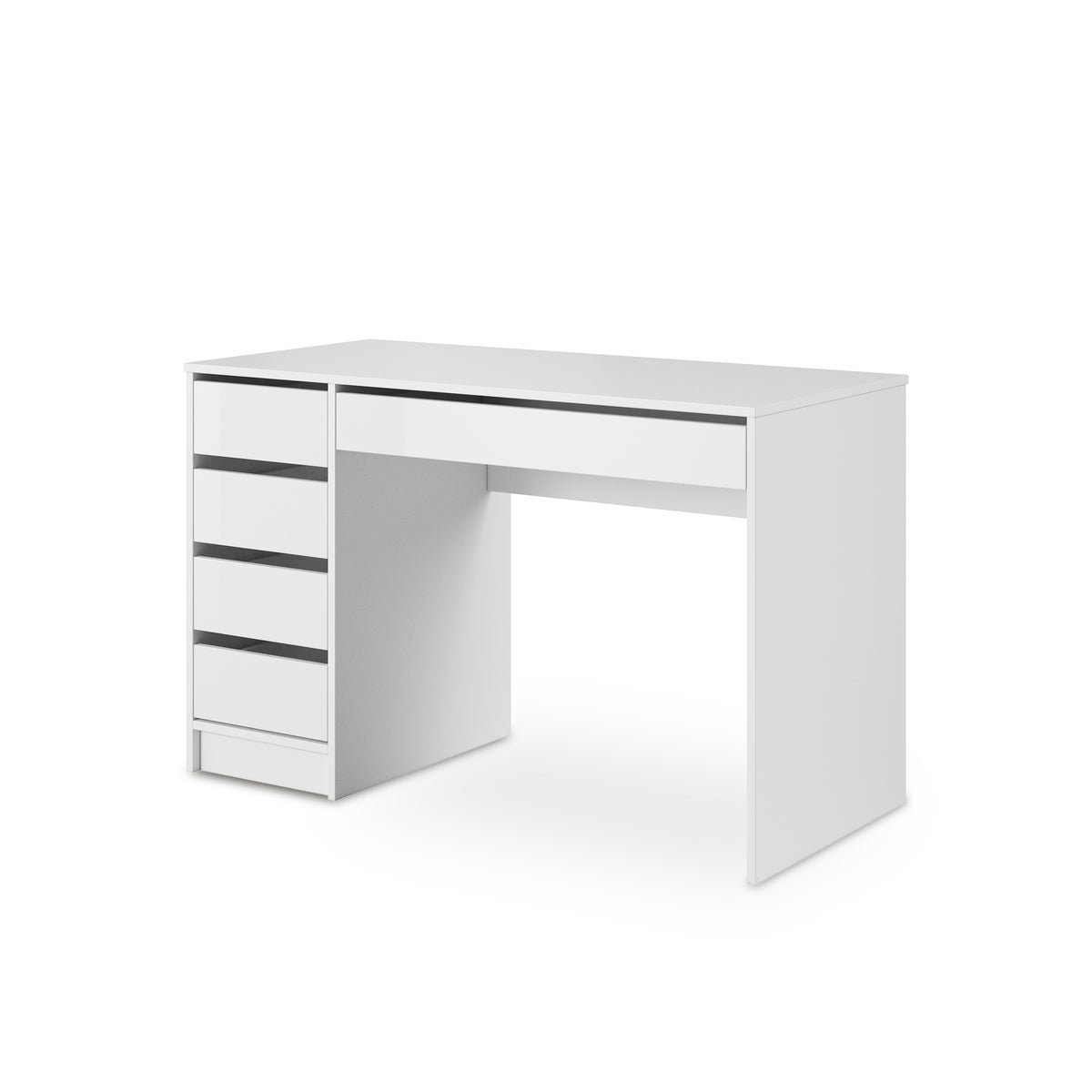 Adia Desk with Drawers 120x75 cm, Minimalist Style – White matte