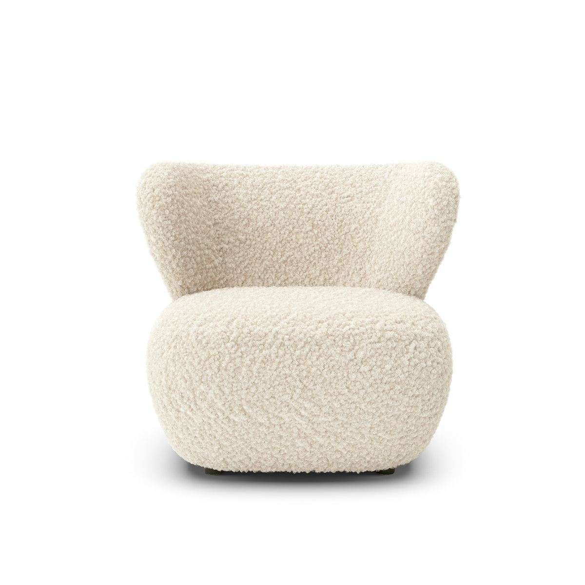 Olemo Armchair 82x74 cm, Japandi Style – front view