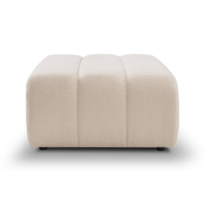 Pufa Baloa wypoczynkowa 82x41 cm w stylu organic modern – widok z przodu