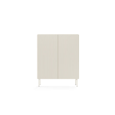 MuzZI Tall Sideboard with Doors 99x123, Modern Style – front view