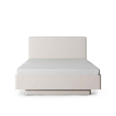 Laanti Upholstered Ottoman Bed with Storage 160x200, Modern Style – front view