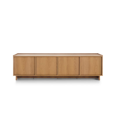 Kiyro TV Unit 195x55 with Closed Compartments, Minimalist Style – front view