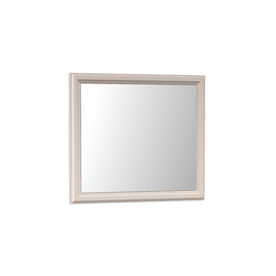 Miroir mural Serena 92x80 avec cadre décoratif de style classique - vue en angle | Pillovely
