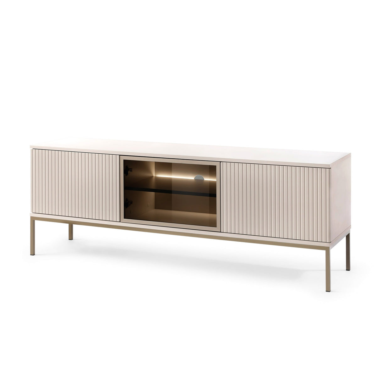 Lampy TV Unit 154x56, Modern Style – Cashmere