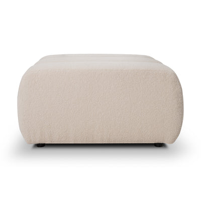 Pufa Baloa wypoczynkowa 82x41 cm w stylu organic modern – widok z boku