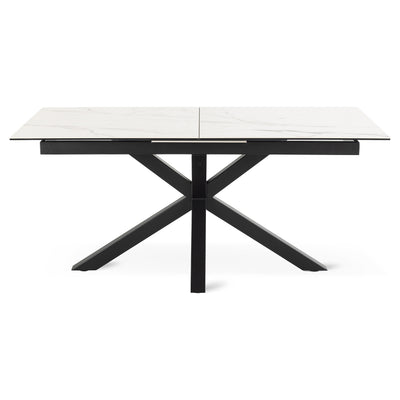 Lorrins Extendable Dining Table 168–210x76 cm, Modern Style – front view