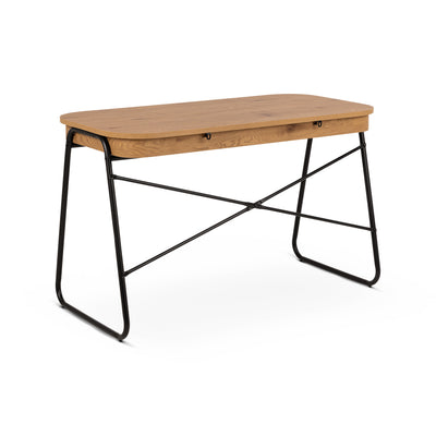 Bureau Astel 120x60 avec deux tiroirs dans un style moderne – vue arrière
