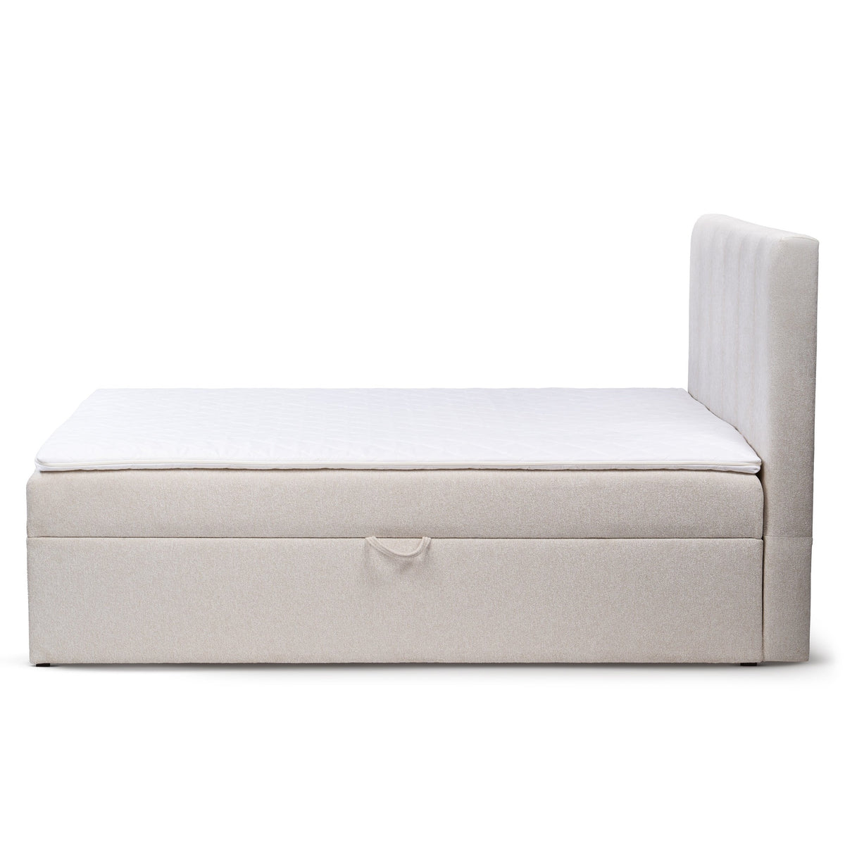 Stavy Continental Divan Bed with Topper and Storage, Scandinavian Style