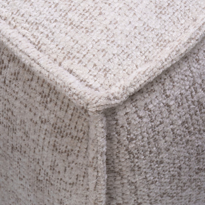 Pufa Brick 94x40 cm w stylu nowoczesnym – zbliżenie na detale i fakturę