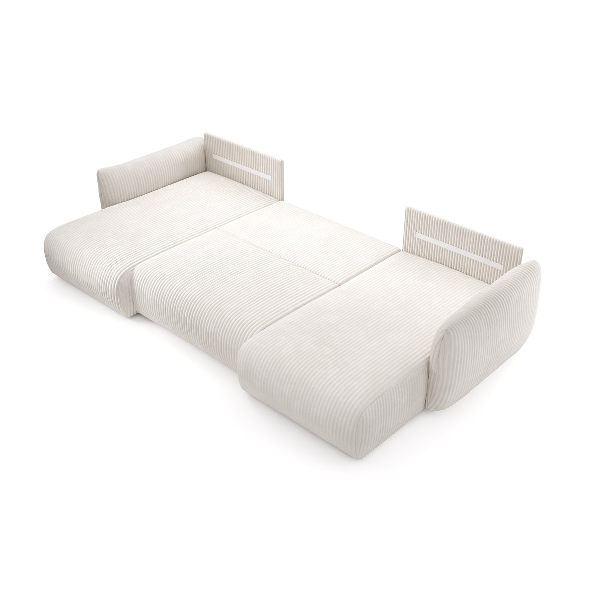 Narożnik Alloro U z funkcją spania o powierzchni 145x302 w stylu vintage – zdjęcie 7