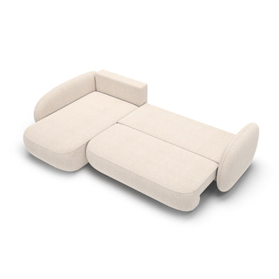 Narożnik z funkcją spania Olemo o powierzchni 123x250 w stylu organic modern – zdjęcie 7