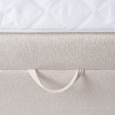 Stavy Continental Divan Bed with Topper and Storage, Scandinavian Style