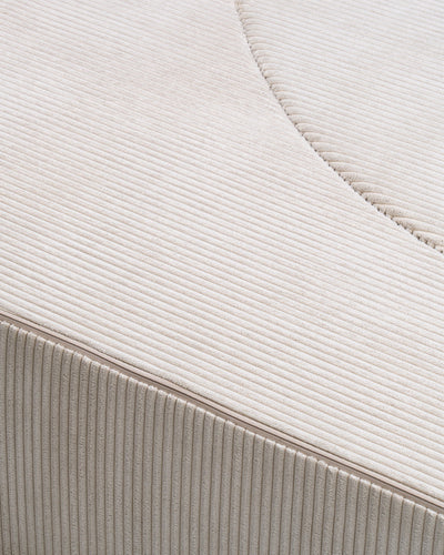 Lunaria Modular Foam Sofa Bed 200 cm, Japandi Style – close-up of details and texture