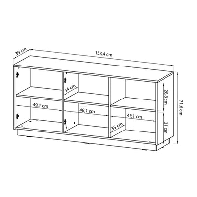 Komoda Westa 154x72 w stylu nowoczesnym – zdjęcie 12
