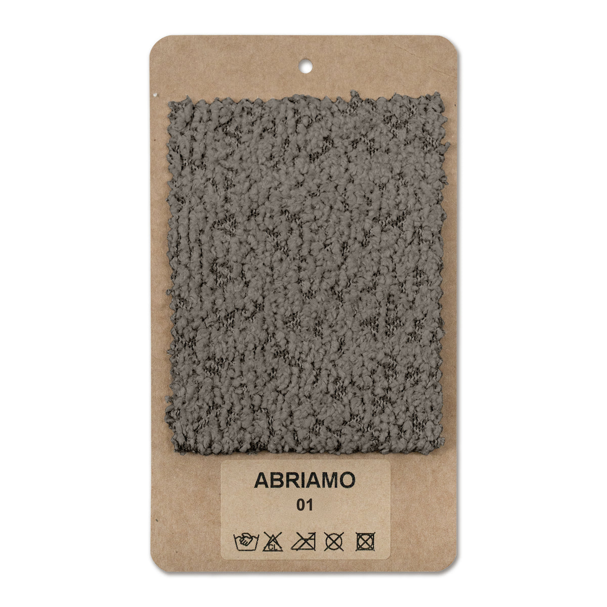 Fabric sample Abriamo Dark Chocolate (ABRIAMO 01)