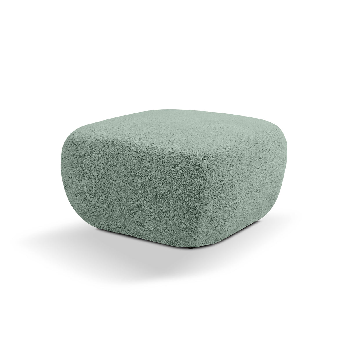 Pufa w stylu organic modern 75×39 cm, tkanina Abriamo | OLEMO Skalisty Brzeg (ABRIAMO 10)