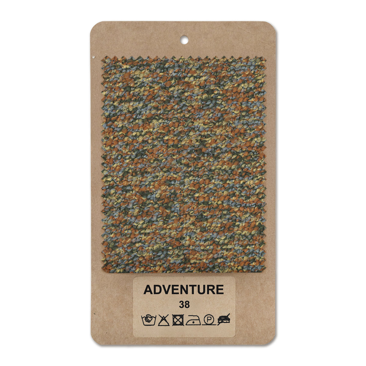 Fabric sample ADVENTURE Brown Linen (ADVENTURE 38)