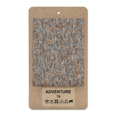Fabric sample ADVENTURE Gray-Caramel (ADVENTURE 70)