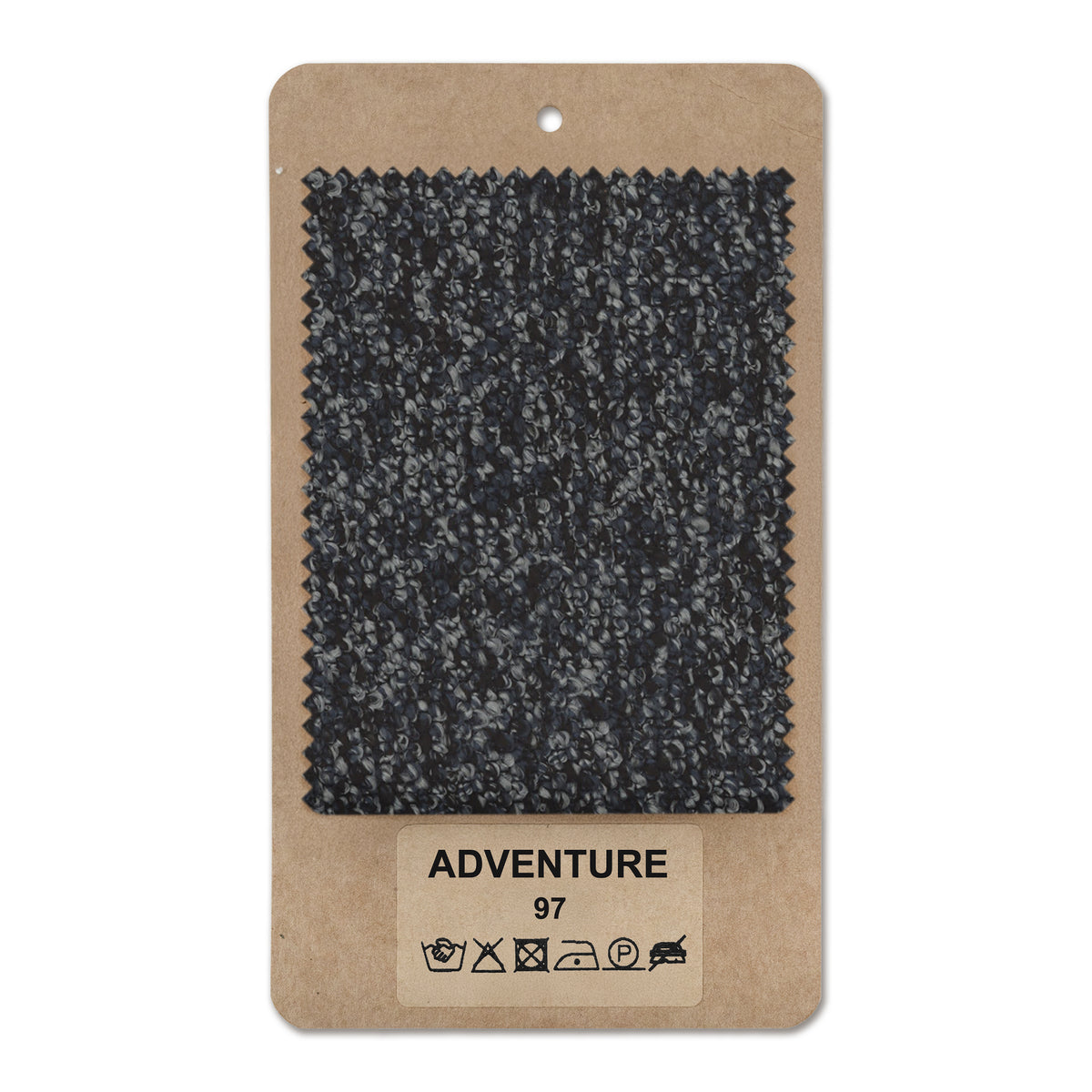 Fabric sample ADVENTURE Black Ash (ADVENTURE 97)