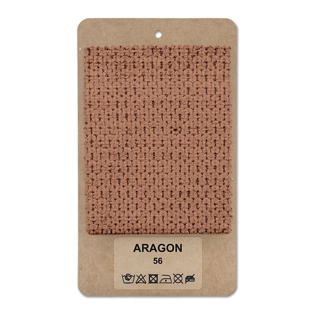 Fabric sample ARAGON Cinnamon Matte (ARAGON 56)