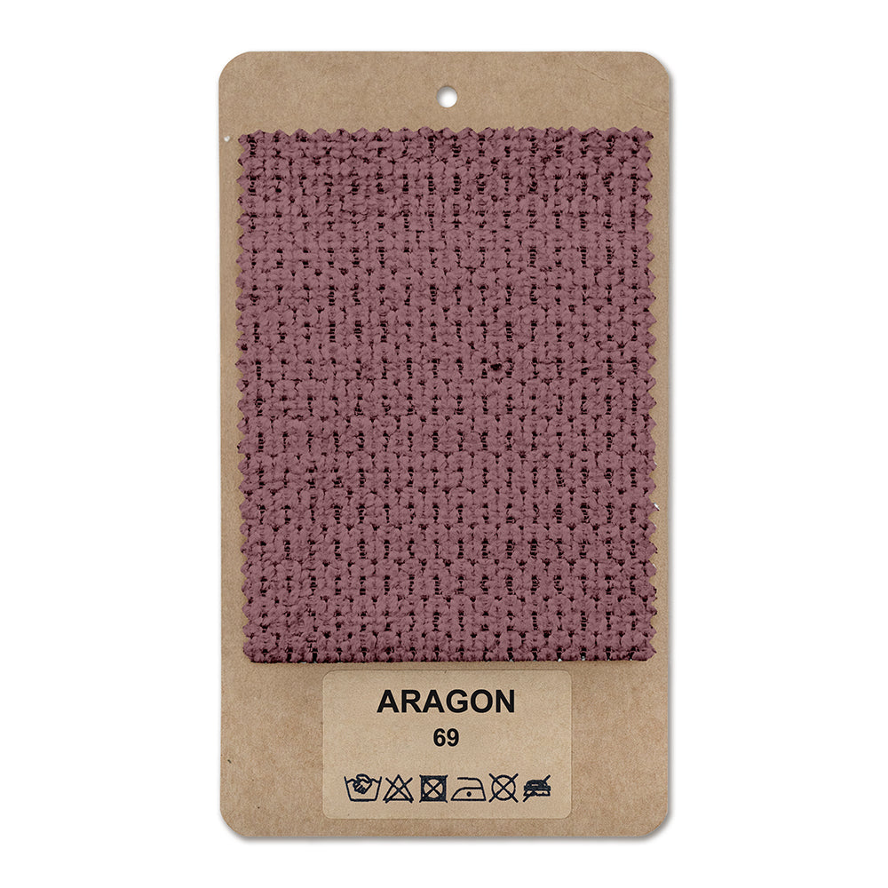 Fabric sample ARAGON Burgundy Matte (ARAGON 69)