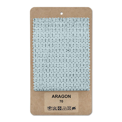 Échantillon de tissu ARAGON Azur glacé (ARAGON 70)