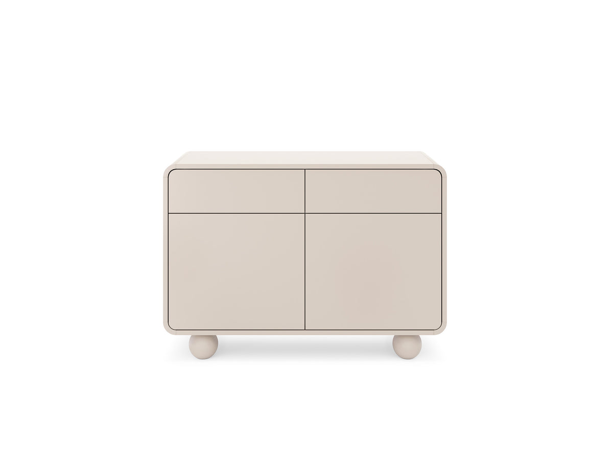 Ballo Sideboard 108x75, Japandi Style – front view