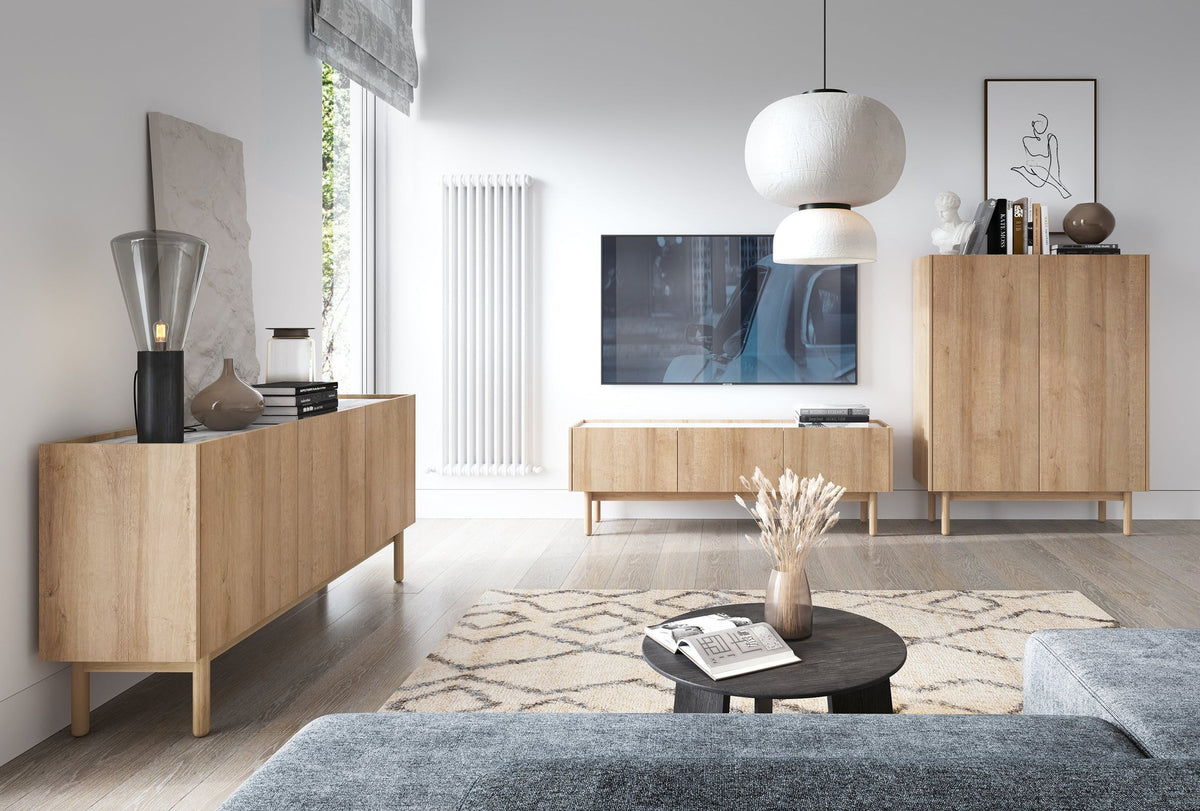 Komoda Anawa 144x83 w stylu skandynawskim – zdjęcie 4