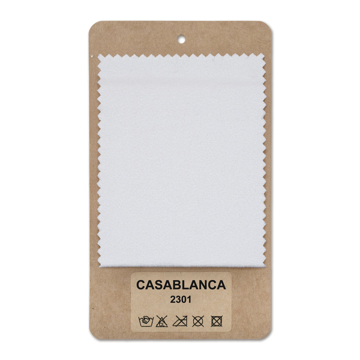 Próbnik tkanin Casablanca Biały Len (CASABLANCA 2301)