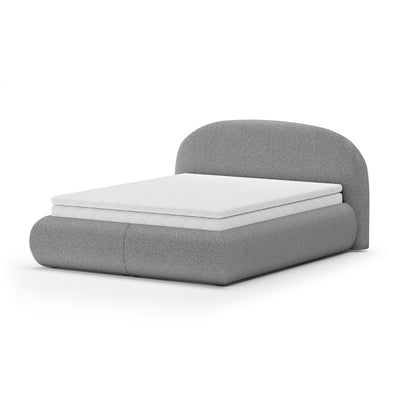 Glori Upholstered Ottoman Bed 140/160/180x200 with Storage, Modern Style – Smoky Brown (CATCH ME 25)