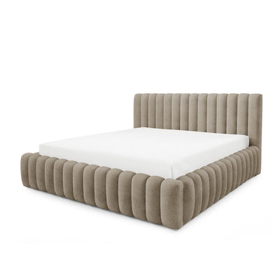 Łóżko tapicerowane Pastel z pojemnikiem w stylu modern soft, tkanina Coral – zdjęcie 7