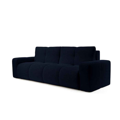 Soso 3 Seater Sofa Bed 149x200 with Storage, Modern Style – Night Ink (CURIO 79)