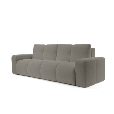 Soso 3 Seater Sofa Bed 149x200 with Storage, Modern Style – Misty Taupe (CURIO 83)