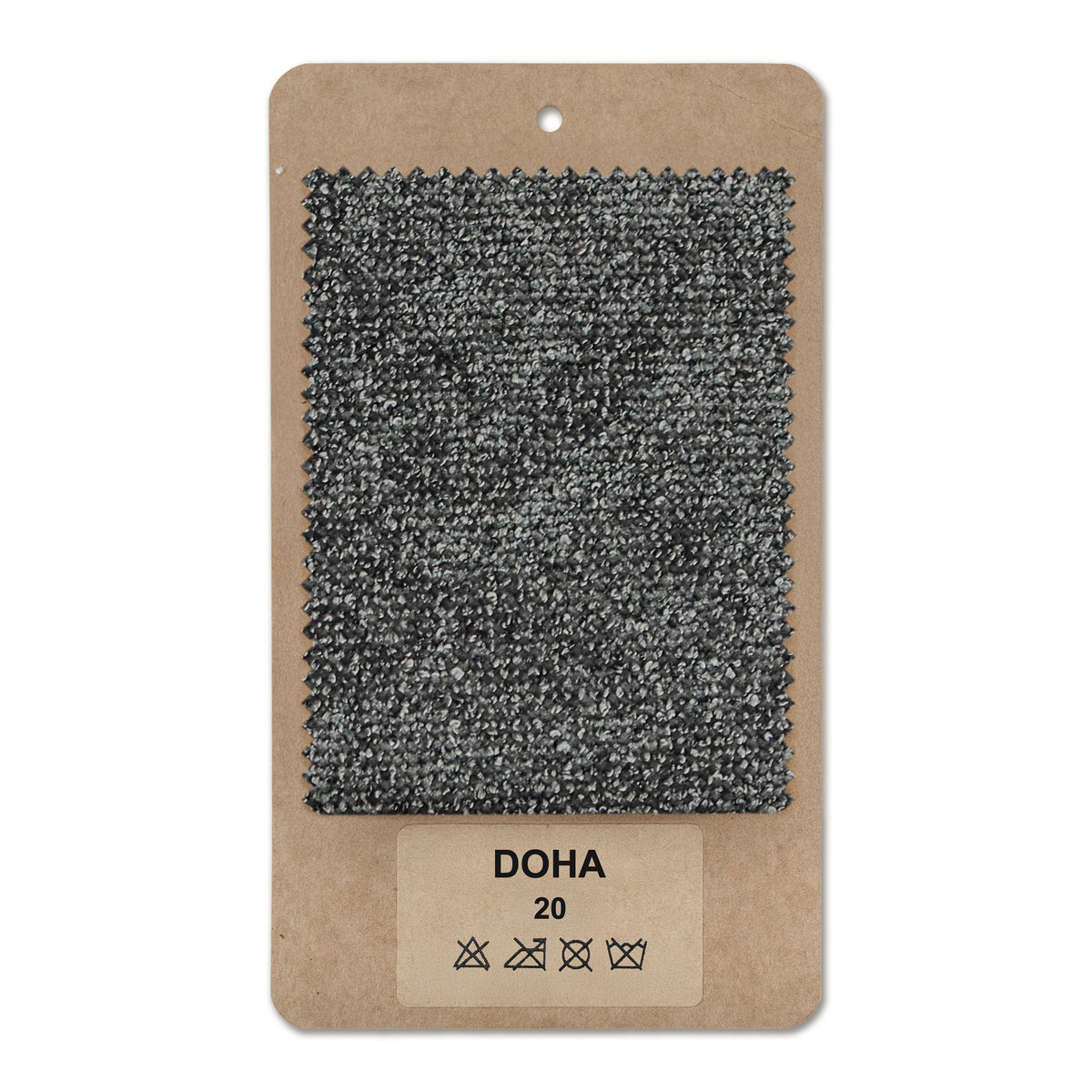 Fabric sample DOHA Dark Basalt (DOHA 20)