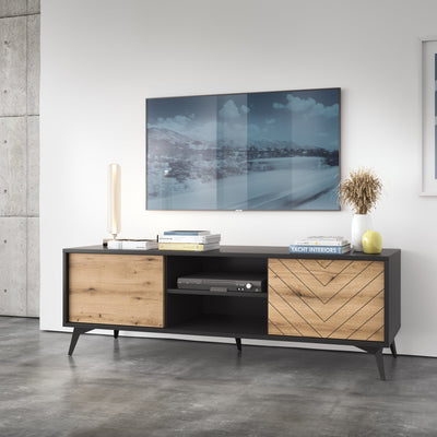 Szafka RTV Nirwana 154x50 w stylu nowoczesnym – zdjęcie 4