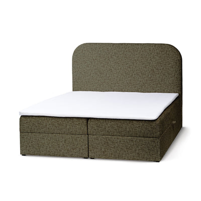 Gory Continental Divan Bed with Storage, Minimalist Style – Herbal Bark (IMO 35), 200