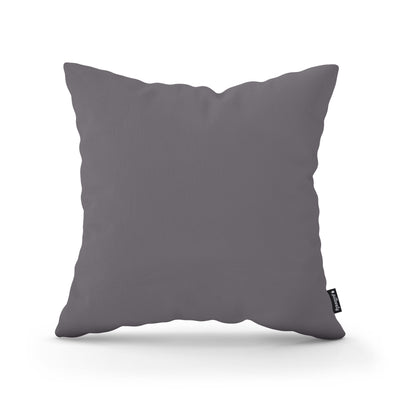 Smooth Decorative Cushion 45x45 cm, Minimalist Style – Gray Mélange (KRONOS 22)