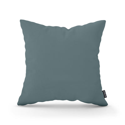 Smooth Decorative Cushion 45x45 cm, Minimalist Style – Steel Ocean (KRONOS 25)