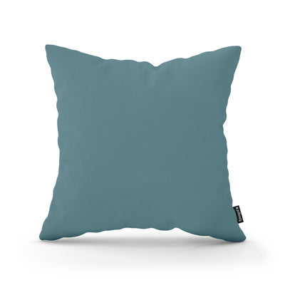 Smooth Decorative Cushion 45x45 cm, Minimalist Style – Smoky Green (KRONOS 26)