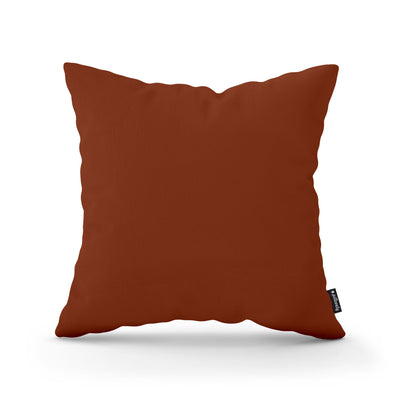 Smooth Decorative Cushion 45x45 cm, Minimalist Style – Copper Matte (KRONOS 39)