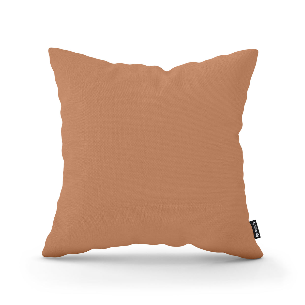 Smooth Decorative Cushion 45x45 cm, Minimalist Style – Autumn Sepia (KRONOS 41)